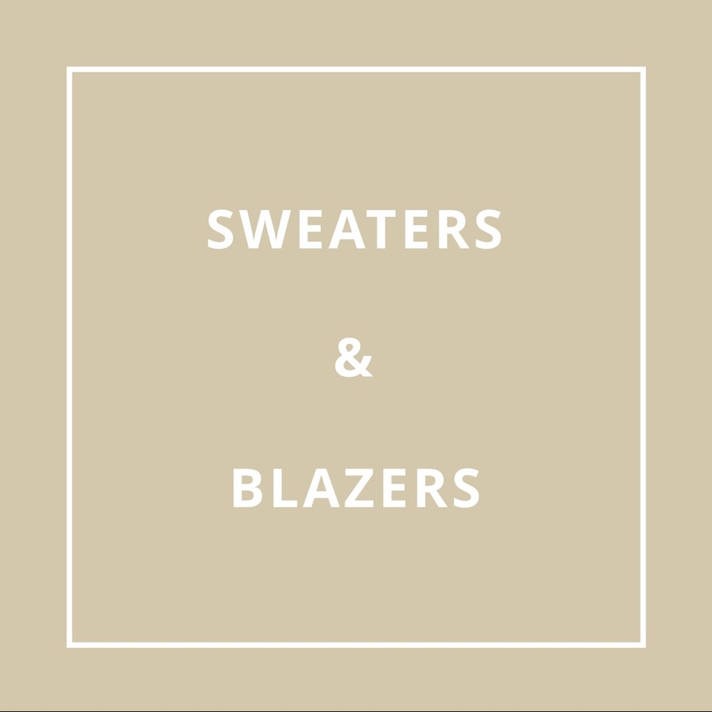 Sweaters & Blazers